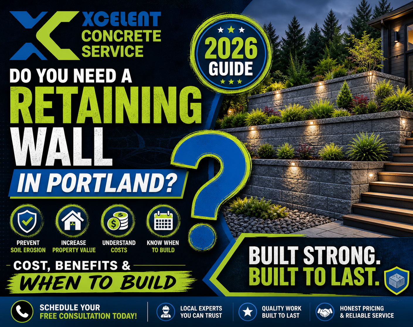 Retaining Wall in Portland