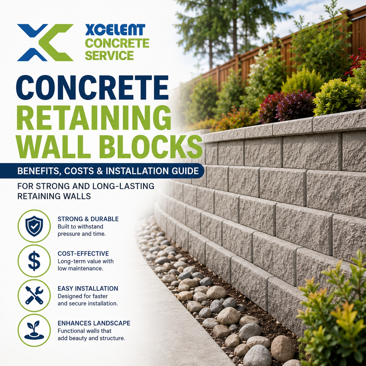 Concrete Retaining Wall