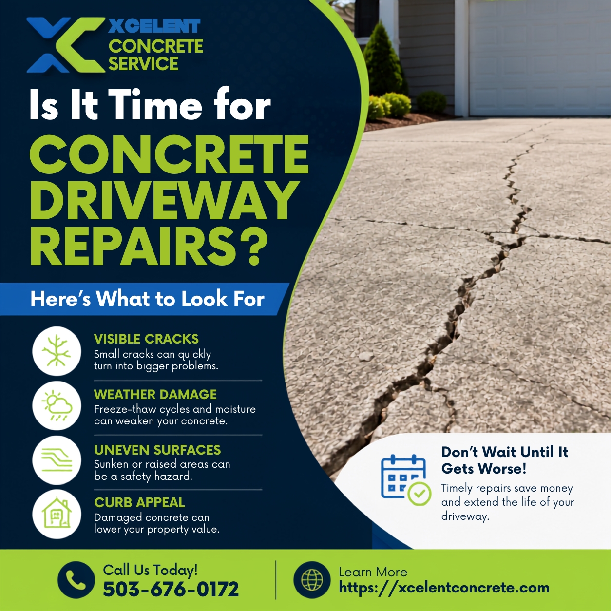 Concrete Driveway Repairs