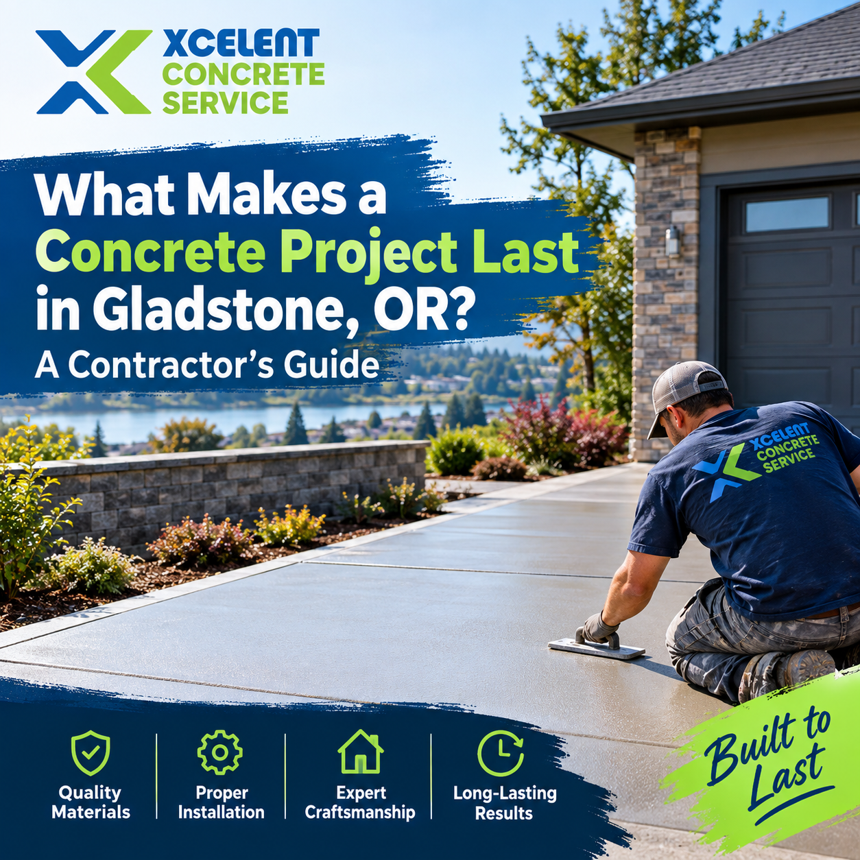 What Makes a Concrete Project Last in Gladstone, OR? A Contractor’s Guide