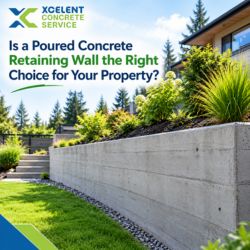 Is a Poured Concrete Retaining Wall the Right Choice for Your Property?